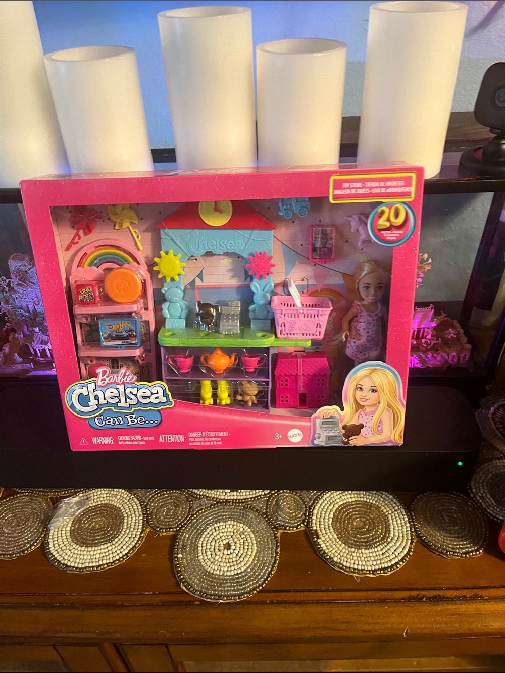 Barbie Chelsea Can Be… Playset in Pink with Green and Yellow Accents